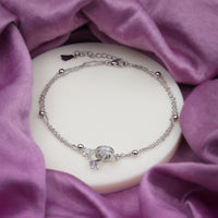 Gargi Stainless Steel Anklet for Women