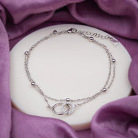 Ahalya Stainless Steel Anklet for Women
