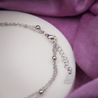 Ahalya Stainless Steel Anklet for Women