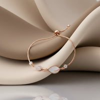 Resin Leaf Bracelet for Women