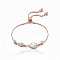 Resin Leaf Bracelet for Women