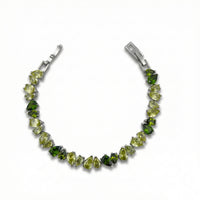 Green Natural Stone Bead Bracelet