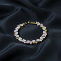 Gold Bead Tennis Bracelet