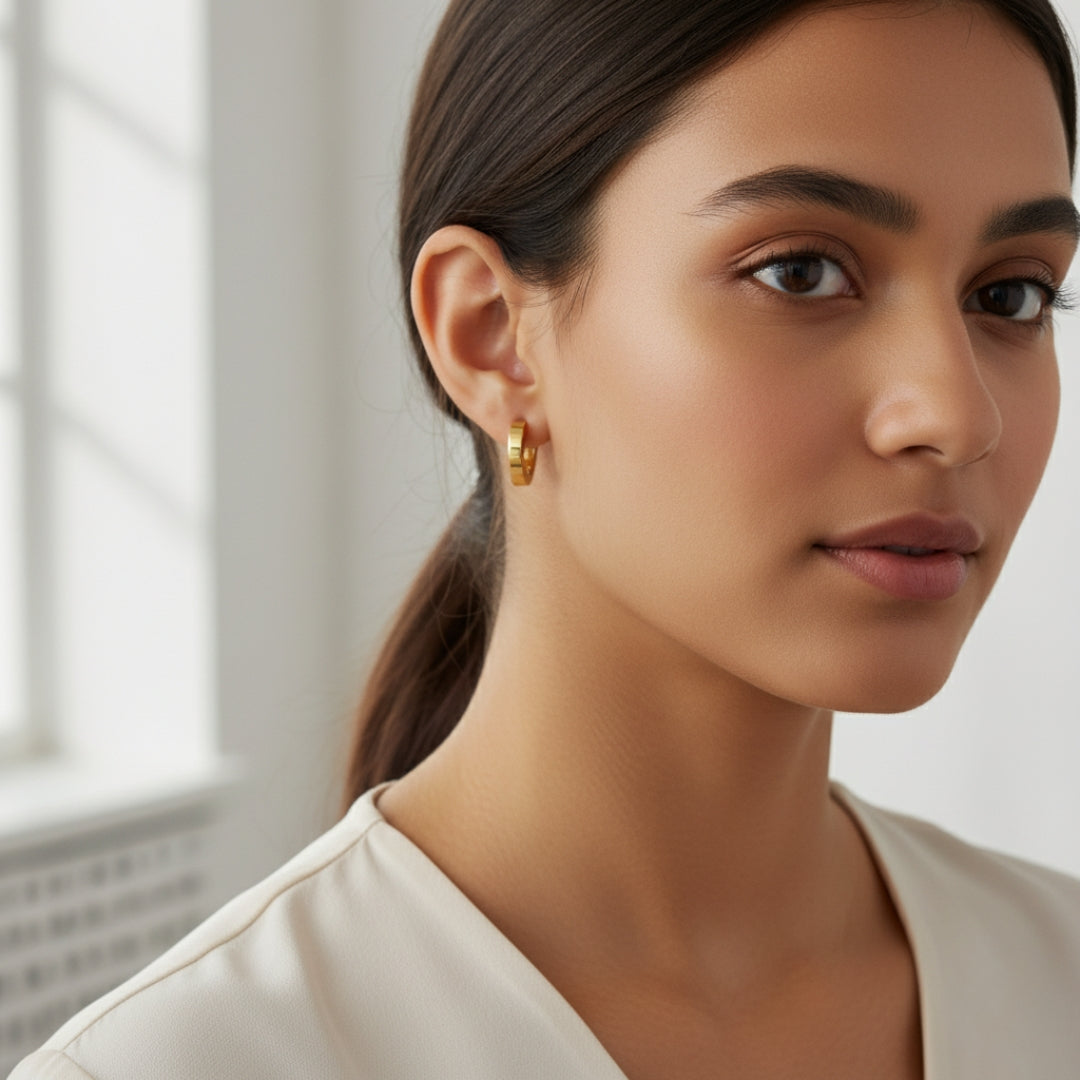 Classic Round Earring