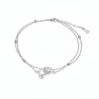 Gargi Stainless Steel Anklet for Women