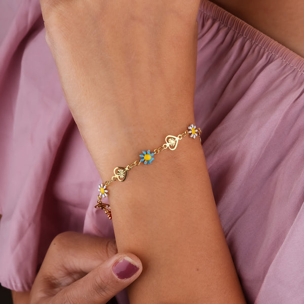 Aastha Glow Stainless Steel Bracelet for Women